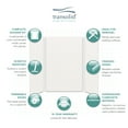 thumbnail image 3 of Transolid EWK484872-31 Expressions 48" W X 48" D X 72" H Three Panel Shower Wall Kit -, 3 of 6