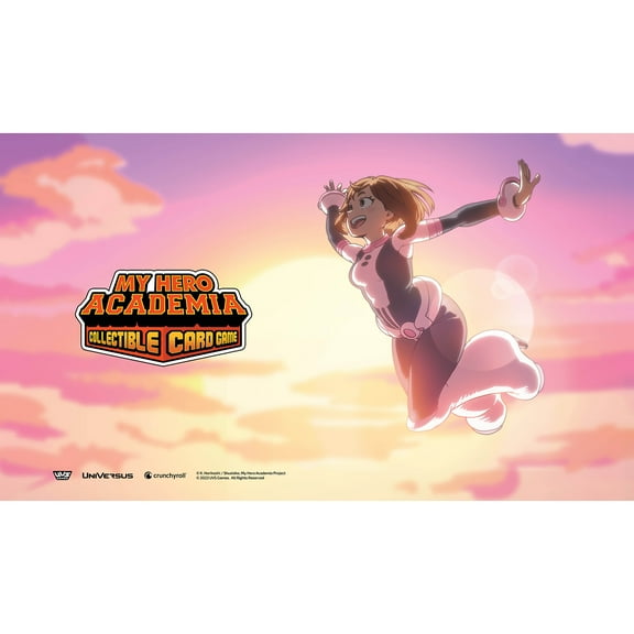 UVS Games: My Hero Academia Collectible Card Game Set 6: Jet Burn - Ochaco Uraraka Playmat - 24"x13.5, Officially Licensed MHA Accessory, UniVersus