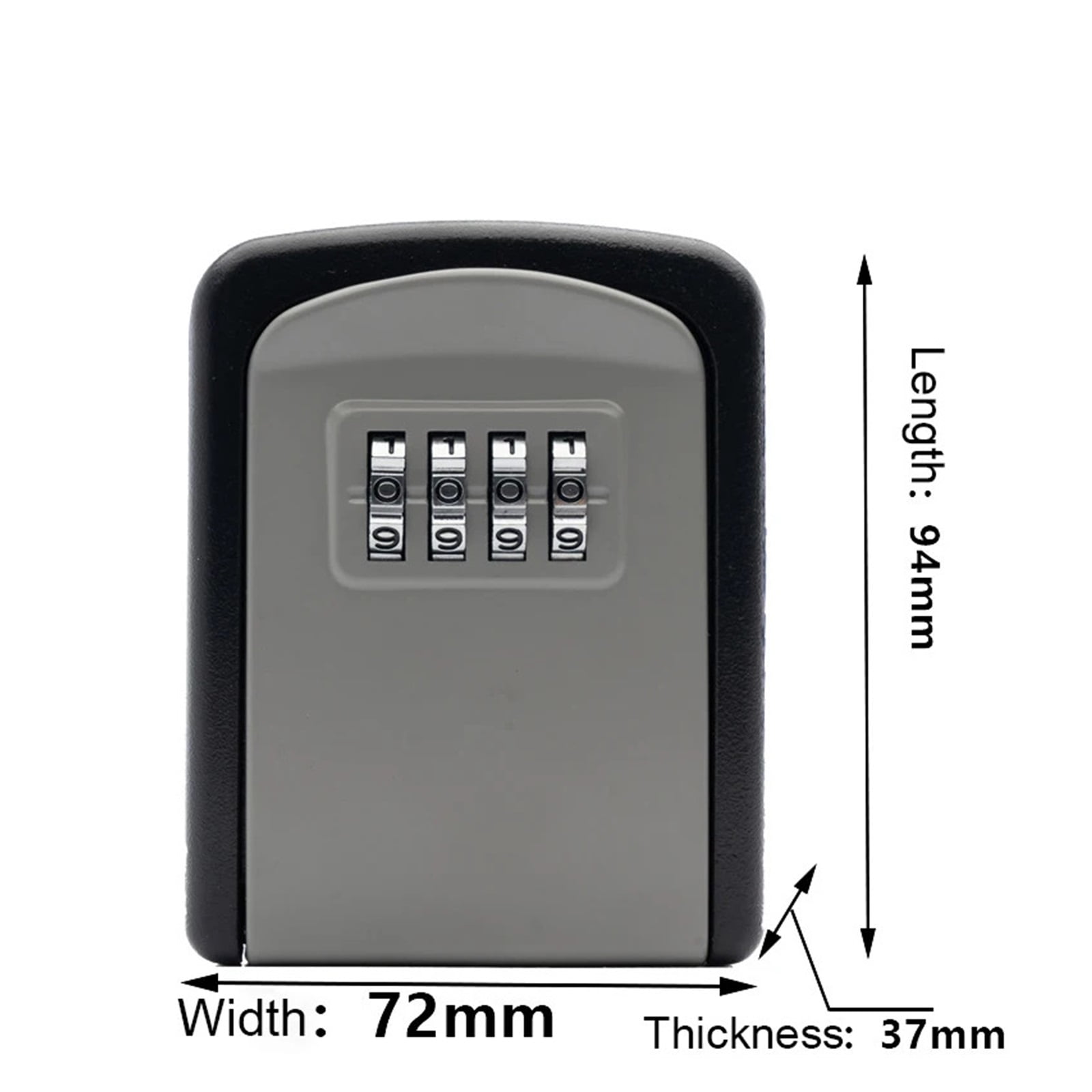 Key Lock Box Wall Mounted Stainless Steel Key Safe Weatherproof Storage Box ,House, Apartment, Office Key Storage