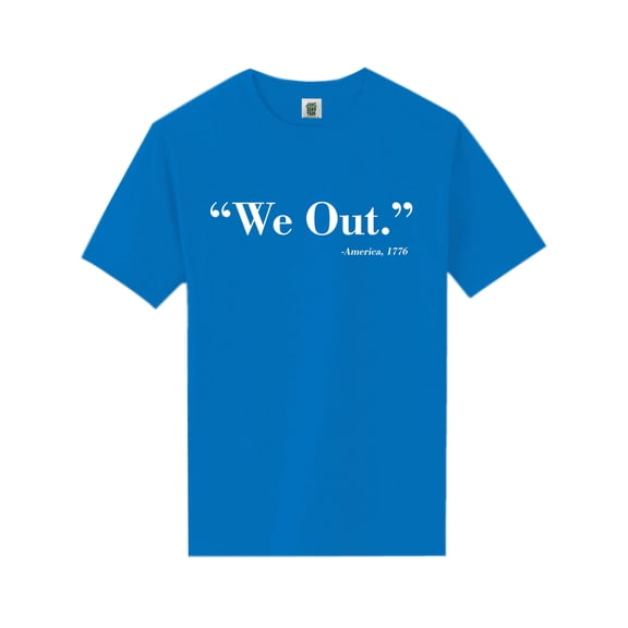 We Out. America 1776 Short Sleeve Neon T-Shirt