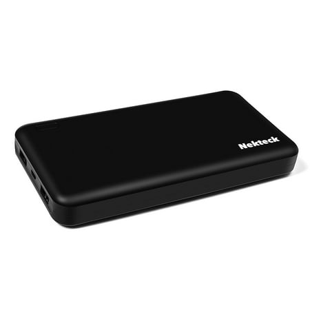 Nekteck 20000mAh Power Bank 3.4A Dual-USB Output Portable External Battery Charger with Smart USB for iPhone, iPad, Samsung Galaxy and More -