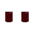 thumbnail image 4 of Inteprter Cubierta de equipaje de viaje no tejida Color sólido Tipo de pegatina elegante Maleta de viaje desmontable Bolsa Accesorios de Vino rojo 20 pulgadas 2piezas, 4 of 6