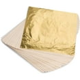 thumbnail image 1 of Láminas de cobre - 100 hojas de cobre auténtico de 14 x 14 cm, hoja de oro rosa metalizada para manualidades, bricolaje, pinturas, dorado, muebles, maquillaje y manicura., 1 of 5