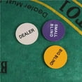 thumbnail image 2 of ziyahi 200 Poker Game Texas Hold'em Set Gaming Mat Chips 2 Decks Playing Card Tin Box, 2 of 9