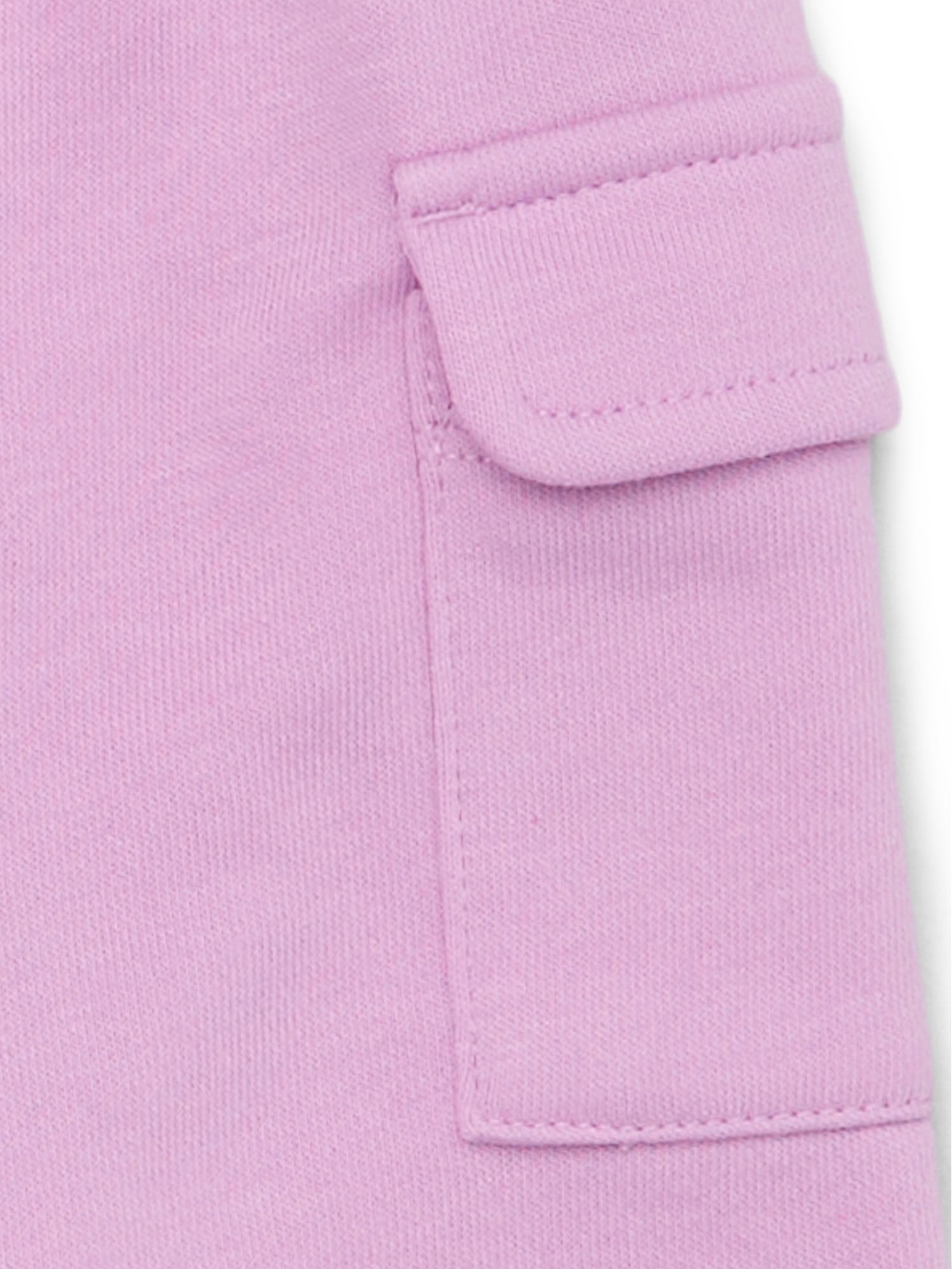 Garanimals Baby Girl Cargo Pocket French Terry Shorts, Sizes 0-24 Months