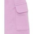 thumbnail image 3 of Garanimals Baby Girl Cargo Pocket French Terry Shorts, Sizes 0-24 Months, 3 of 4