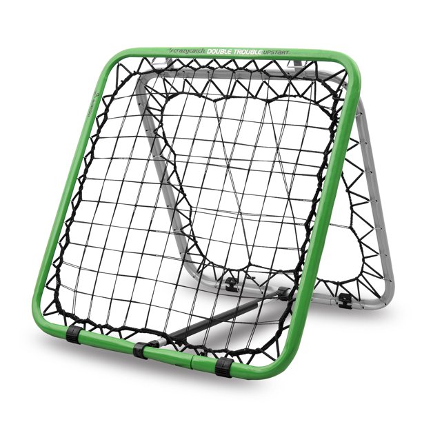 CRAZY CATCH Upstart Double Trouble Rebounder Net, Double Sided