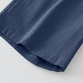 thumbnail image 4 of Gibobby Men's Linen Shorts Summer Beach Casual Drawstring Shorts with Multi Pockets[Blue,XL], 4 of 8