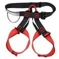 thumbnail image 2 of Arnés de escalada en roca al aire libre Soporte de cintura Cinturón de seguridad de medio cuerpo (Rojo) Ndcxsfigh Nuevos Originales, 2 of 6