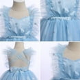 thumbnail image 5 of IDOPIP Toddler Baby Girls Butterfly Tutu Dress Summer Sleeveless Backless Lace Princess Dress, 5 of 7