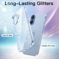 thumbnail image 3 of JETech Glitter Case for iPhone 17 6.3-Inch, Bling Sparkle Shockproof Phone Bumper Cover, Cute Sparkly for Women and Girls (Blue), 3 of 6