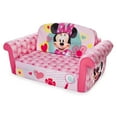thumbnail image 2 of Marshmallow Furniture 2 in 1 Sleeper Kids Couch, Minnie Mouse (2 Pack), 2 of 10
