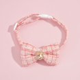thumbnail image 1 of Zhuge Collar para gatos con hebilla ajustable, suave, para perros pequeños o gatos (rosa, talla M), 1 of 4