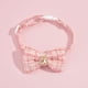 thumbnail image 1 of Zhuge Collar para gatos con hebilla ajustable, suave, para perros pequeños o gatos (rosa, talla M), 1 of 4