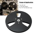 thumbnail image 3 of Takeup Reel, Black Empty Reel 3 Holes 1/4 7 Inch  for NAB, 3 of 7