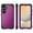 Purple, variant on Dteck Case for Samsung Galaxy S24 FE,Three Layer Heavy Duty Shockproof Hybrid Hard Plastic Bumper Soft Silicone Rubber Drop Protective Cover Case for Galaxy S24 FE ,Rosegold