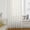 Cream, variant on Grey Striped Semi Sheer Curtains Drapes for Living Room, Bedroom, French Doors Window 45 Inches Long, Modern Farmhouse Gray White Stripes Rod Pocket Chiffon Curtain Drapery Voile Draperies Panel