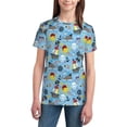 thumbnail image 3 of Wukai Pirate Marine Animals Youth Unisex Short Sleeve T-Shirt for Boys, Girls, Teens, and Kids-X-Small, 3 of 7