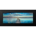 thumbnail image 2 of Krahmer, Frank 14x7 Black Modern Framed Museum Art Print Titled - Boat ramp and filigree clouds, Bavaria, Germany, 2 of 5