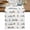 White, variant on Cute Birds Table Runner 36 Inches, Funny Snowflake Wire Sparrow Bed Runner Dresser Scarves Tabletop for Indoor Outdoor Parties/Ceremony/Banquet, 13"x 36"
