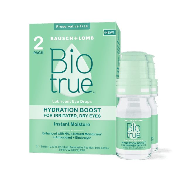 Biotrue® Hydration Boost Eye Drops for Irritated and Dry Eyes from