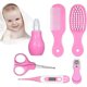 thumbnail image 2 of Kit de aseo para bebés, artículos para el cuidado de la salud del bebé, artículos esenciales para recién nacidos, bebés, niños pequeños, cepillo de pelo de seguridad, peine, cortaúñas, cortauñas para niñas y niños, mantiene limpio (rosa # 1) oso de fresa Electrónica, 2 of 2