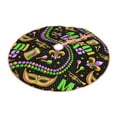 thumbnail image 2 of Kll Mardi Gras3 Christmas Tree Skirt 48",Party Decorations Farmhouse For Christmas Decorations Holiday Party, 2 of 8