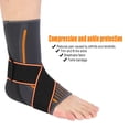thumbnail image 4 of Noref Orthèse de Cheville de Soutien Compression Respirante Sangle de Protection Élastique pour Pied, 4 of 9