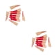 thumbnail image 4 of Moyic 10 paquetes/lote de uñas para dedos: uñas postizas duraderas y elegantes para cualquier persona que ama el arte de las uñas, uñas uña roja (8*2 cm) 2Conjunto, 4 of 6
