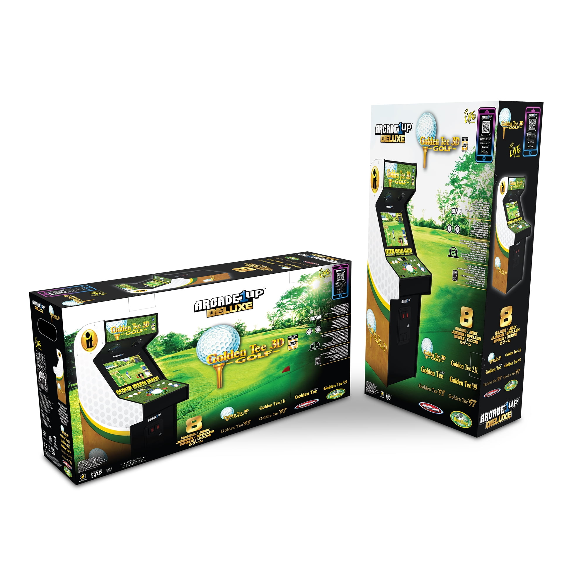 Arcade1up Golden Tee 3d 35th Anniversary Deluxe Arcade