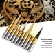 thumbnail image 4 of Brocas cortantes Juego de herramientas10pcs Ti recubierto de corte de acero de grabado CNC herramienta de talla de bits con la caja de plástico por Madera densidad de la placa de ANGGREK Otros, 4 of 8