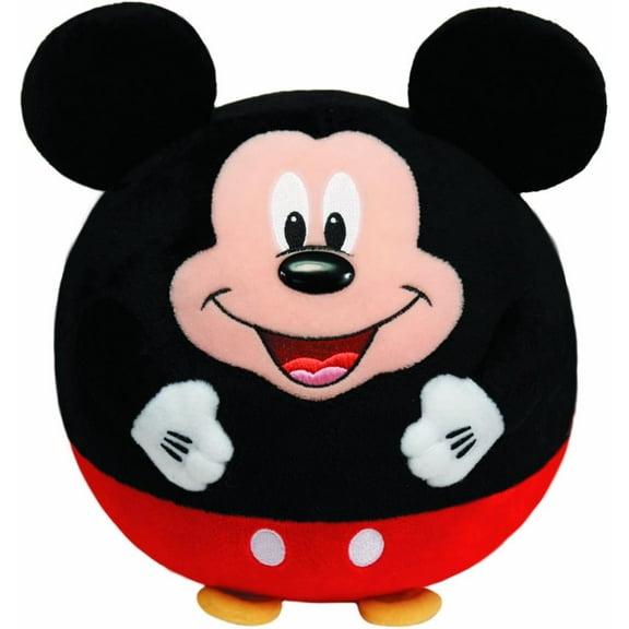 Ty Beanie Ballz Mickey Mouse Plush Medium 8"