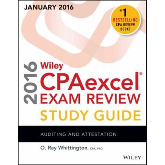 Pre-Owned Wiley CPAexcel Exam Review 2016 Study Guide January: Auditing and Attestation (Paperback) 1119119960 9781119119968