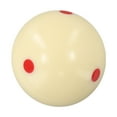 thumbnail image 1 of LEFU for Billiard Practice Training Cue Ball 2.25 Inch Red 6 Dot-Spot Measle Pool Ball Resin Construction 57.2mm Diameter for Skill Improvement, 1 of 10