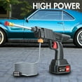 thumbnail image 3 of Portable Cordless Electric High Pressure Water Spray Gun Car Washer Cleaner Tool, 3 of 13