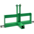 thumbnail image 1 of 3 Point Tractor Hitch Adapter, 2 inch Trailer Receiver for Category 1 Tractor, 3 Point Quick Hitch Drawbar with Suitcase Weight Brackets for Towing & Ballast, 1 of 7
