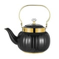 thumbnail image 4 of Tetera para senderismo Strade Fareast Limited Tetera de acero inoxidable calabaza Oro, 4 of 8