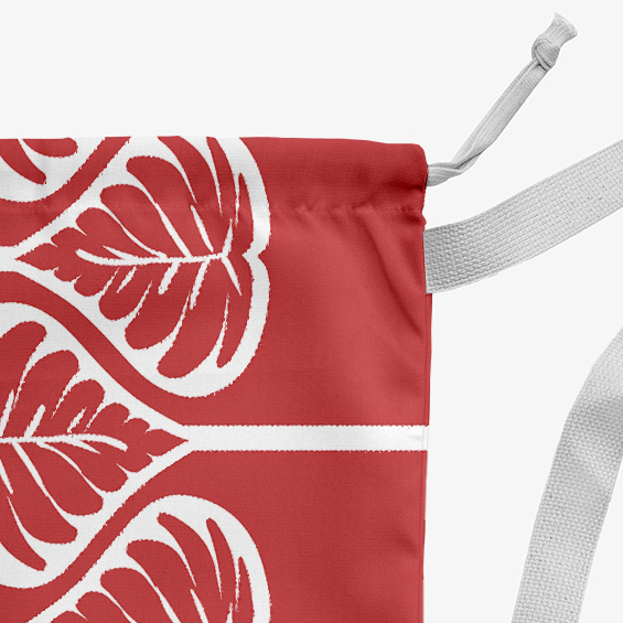 Simply Daisy Fern 28 x 36 inch Coral Laundry Bag