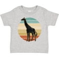thumbnail image 3 of Inktastic Giraffe African Animal Retro Sunset Boys or Girls Toddler T-Shirt, 3 of 5