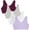 Gray, variant on Women's Tank Style Cotton Sports Bra 4-Pack, Size 34-50