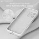 thumbnail image 5 of Funda de Silicona Premium, Forro de Microfibra Suave, para iPhone 16 Pro de 6.3 Pulgadas, Blanco, 5 of 7