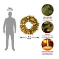thumbnail image 4 of National Tree Company Pre-Lit Artificial Christmas Wreath, Green, Elegance, White Lights, Decorated with Pine Cones, Berry Clusters, Ball Ornaments, Christmas Collection, 36 Inches, 4 of 5