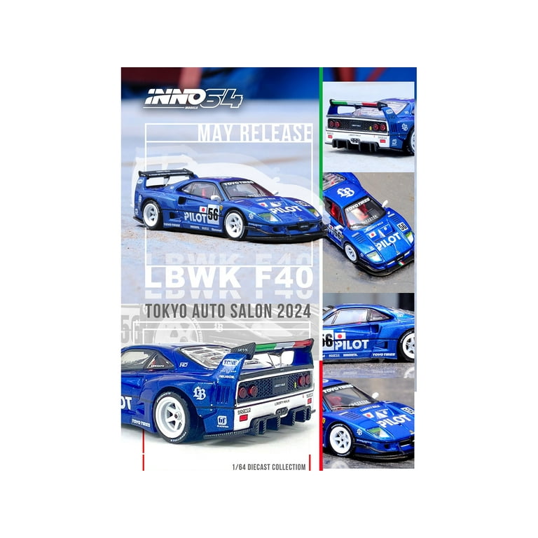 LibertyWalk Ferrari F40 ミニカー INNO64 Inno64 Ferrari F40 Liberty Walk (LBWK) 2024 Tokyo Auto Salon