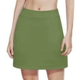 thumbnail image 3 of Gamivast Girls Skorts Sport High-Waisted A-Line Tennis Skort with Built-in Shorts Solid Color Stretchy Skort Casual Daily Wear Back to School Outfits, 3 of 5