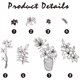 thumbnail image 3 of Sellos transparentes de silicona con forma de flor de lirio. Ideales para tarjetas, decoración y manualidades de scrapbooking., 3 of 8