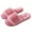 Pink, variant on Taykoo Women's Fuzzy Faux Fur Lightweight House Slippers Cozy Slip on Open Toe Indoor Outdoor Slippers