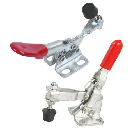 

101A 50Kg 110 Lbs Holding Capacity Red Vertical Toggle Clamp with 1Pc 27Kg Anti- U Shape Toggle Clamp
