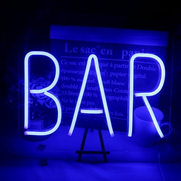 Wanxing Bar LED Neon Light Signs USB Power for Home Bar Salon Shop Restaurant Party Decoration