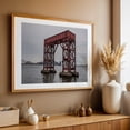 thumbnail image 5 of A View of Baltimore Harbor on a Cloudy and Cold Day - Baltimore Maryland Photography Industrial Harbor Port Nautical Water Architecture Seascape Unframed Wall Art Print 24 x 36 inches, 5 of 7