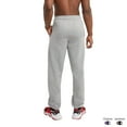 thumbnail image 2 of Champion Sweatpants, Powerblend, Fleece, Comfortable Relaxed-Bottom Pants for Men (Reg. or Big, Oxford Gray C Patch Logo, Large Tall, 2 of 6
